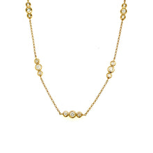 Load image into Gallery viewer, 14kg 5 Station Diamond Necklace
