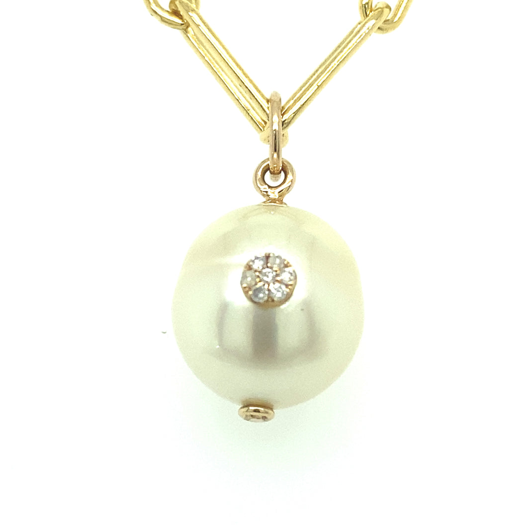 Pearl and Diamond Pendants