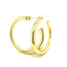 Load image into Gallery viewer, Chunky Gold Hoops Large
