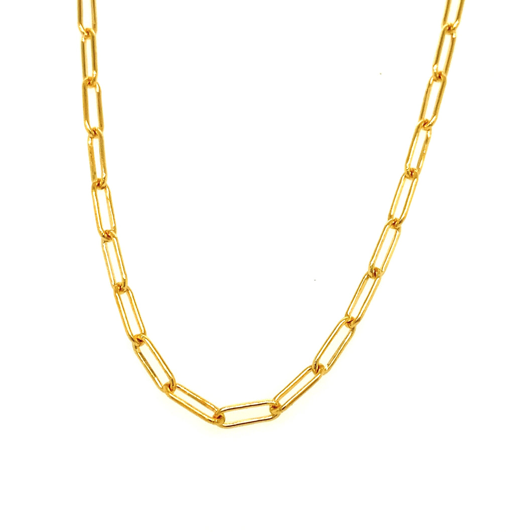 14kg Filled Paperclip Chain Necklace - Medium