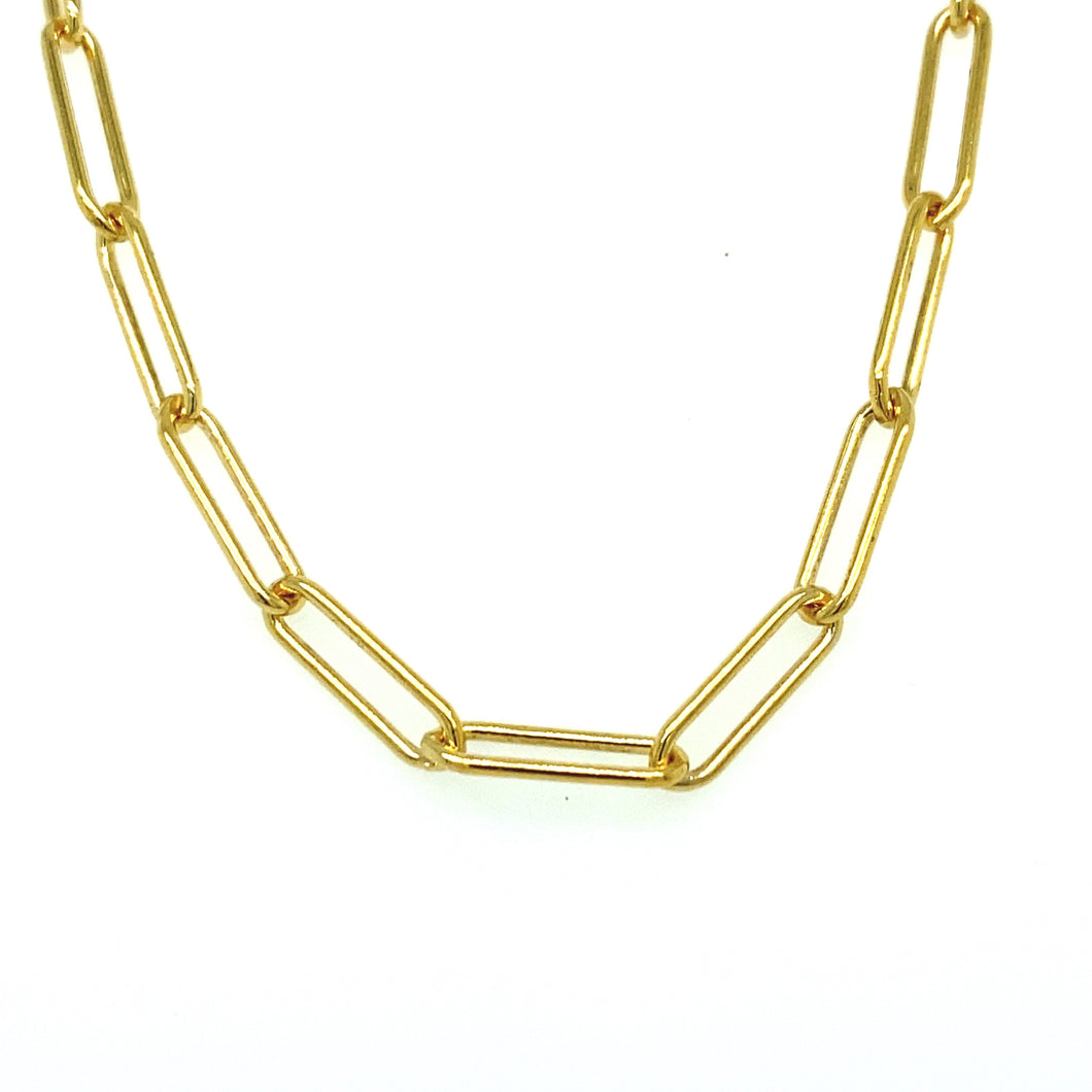 14kg Filled Paperclip Chain Necklace - Large
