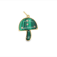 Load image into Gallery viewer, Malachite Mid Size Mushroom
