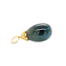 Load image into Gallery viewer, Labradorite Egg with 14kg and Diamond Cap
