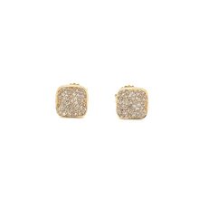 Load and play video in Gallery viewer, 14kg and White Diamond Square Earrings
