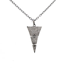 Load image into Gallery viewer, Triangular Diamond Drop Necklace

