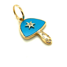 Load image into Gallery viewer, 14kg Small Turquoise Mushroom Charm
