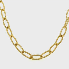 Load and play video in Gallery viewer, 14k gold filled cable link necklace
