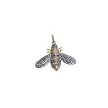 Load image into Gallery viewer, Gold and Silver Bee Pendant Medium
