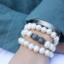 Load image into Gallery viewer, White Potato Pearl Bracelets
