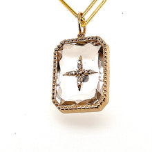 Load image into Gallery viewer, 14kg, White Diamond and Crystal Pendant
