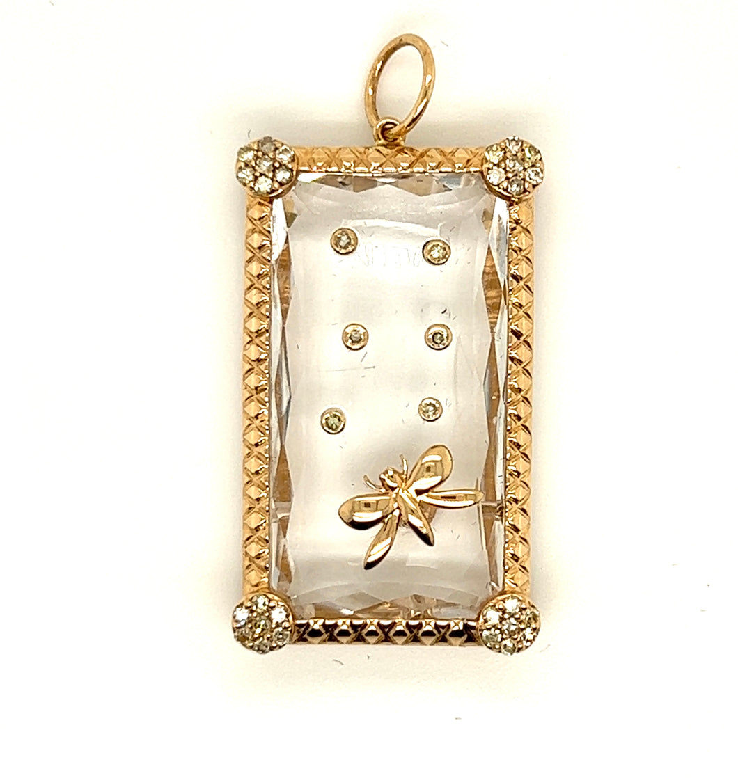 14kg and White Diamond Crystal Rectangle