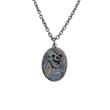 Load image into Gallery viewer, Original Druzy Stone w Diamond Om

