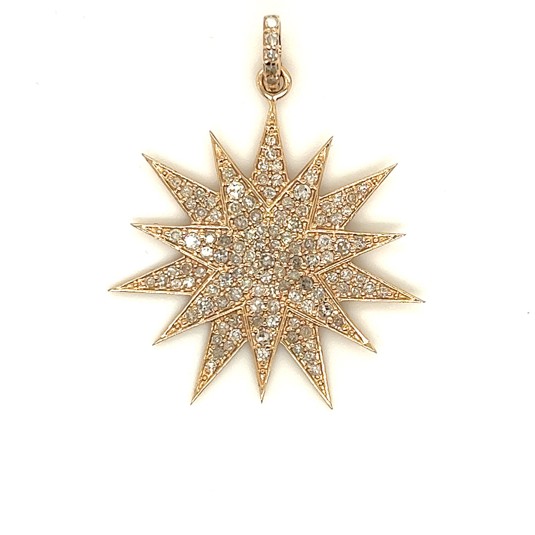 14kg and white diamond multi prong starburst