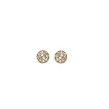 Load image into Gallery viewer, Gold Pave Studs
