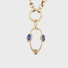 Load and play video in Gallery viewer, 14kg, Sapphire and Diamond Faceted Orb
