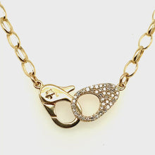 Load and play video in Gallery viewer, Double Handcuff Hook Necklace
