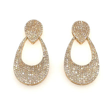 Load and play video in Gallery viewer, 14kg Large Tear Drop Open Earrings
